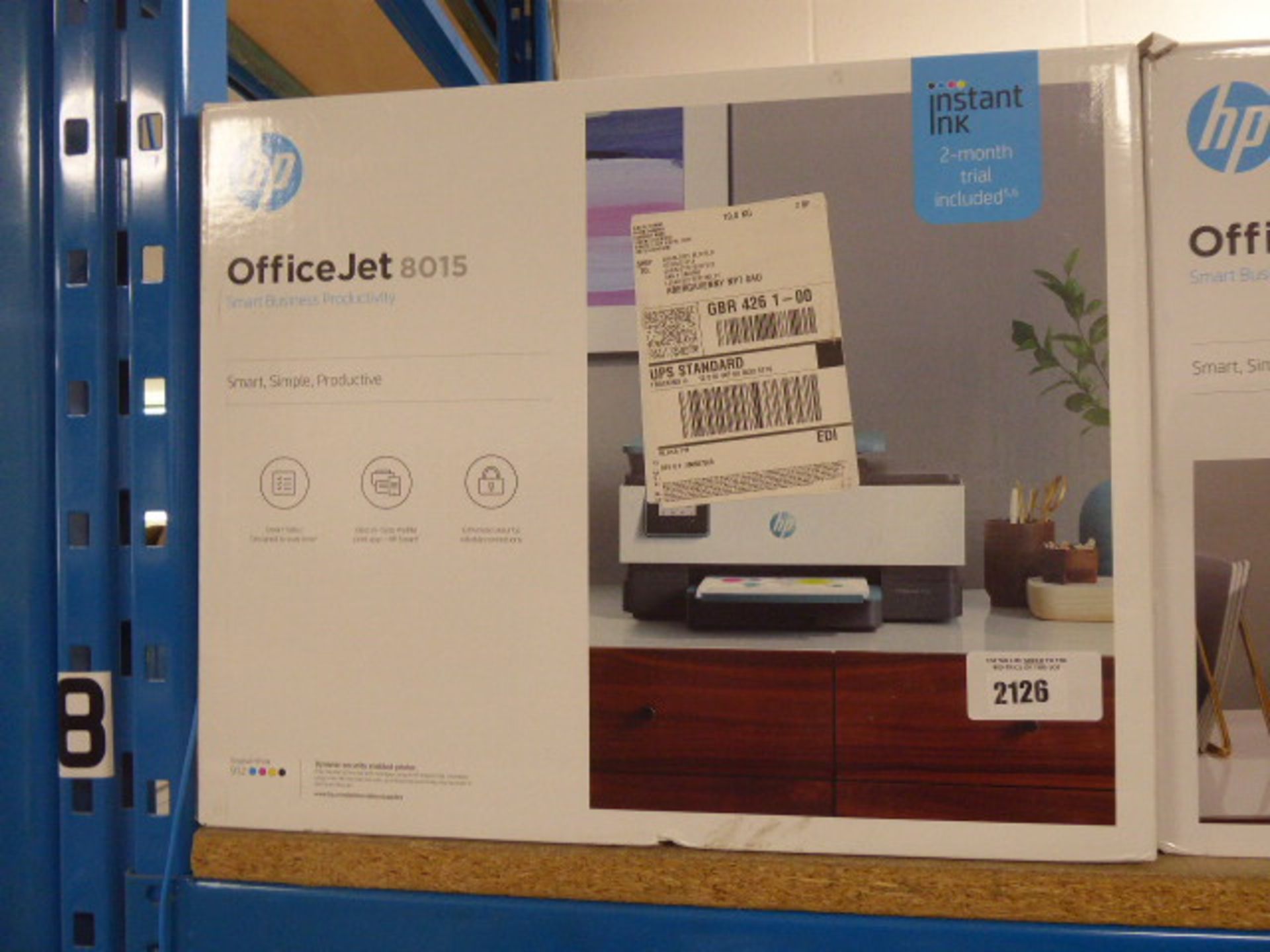 Boxed HP OfficeJet 8015 printer