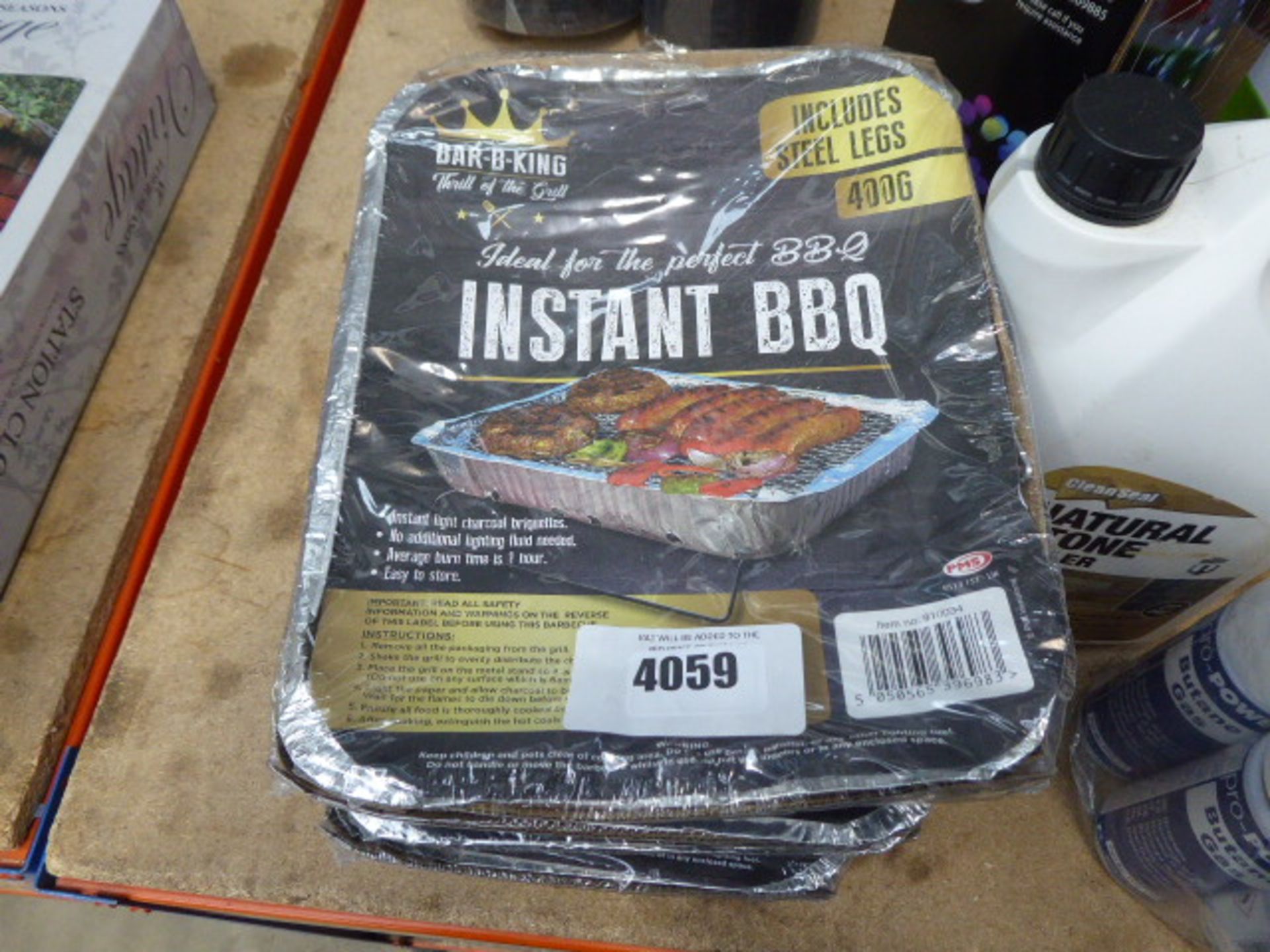 5 small instant BBQs, butane gas, and natural stone sealer - Image 3 of 4