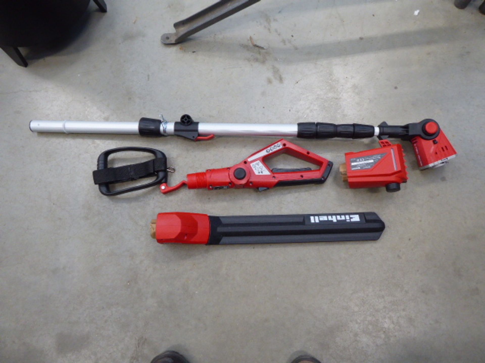 Einhell boxed long reach pruner and hedge cutter