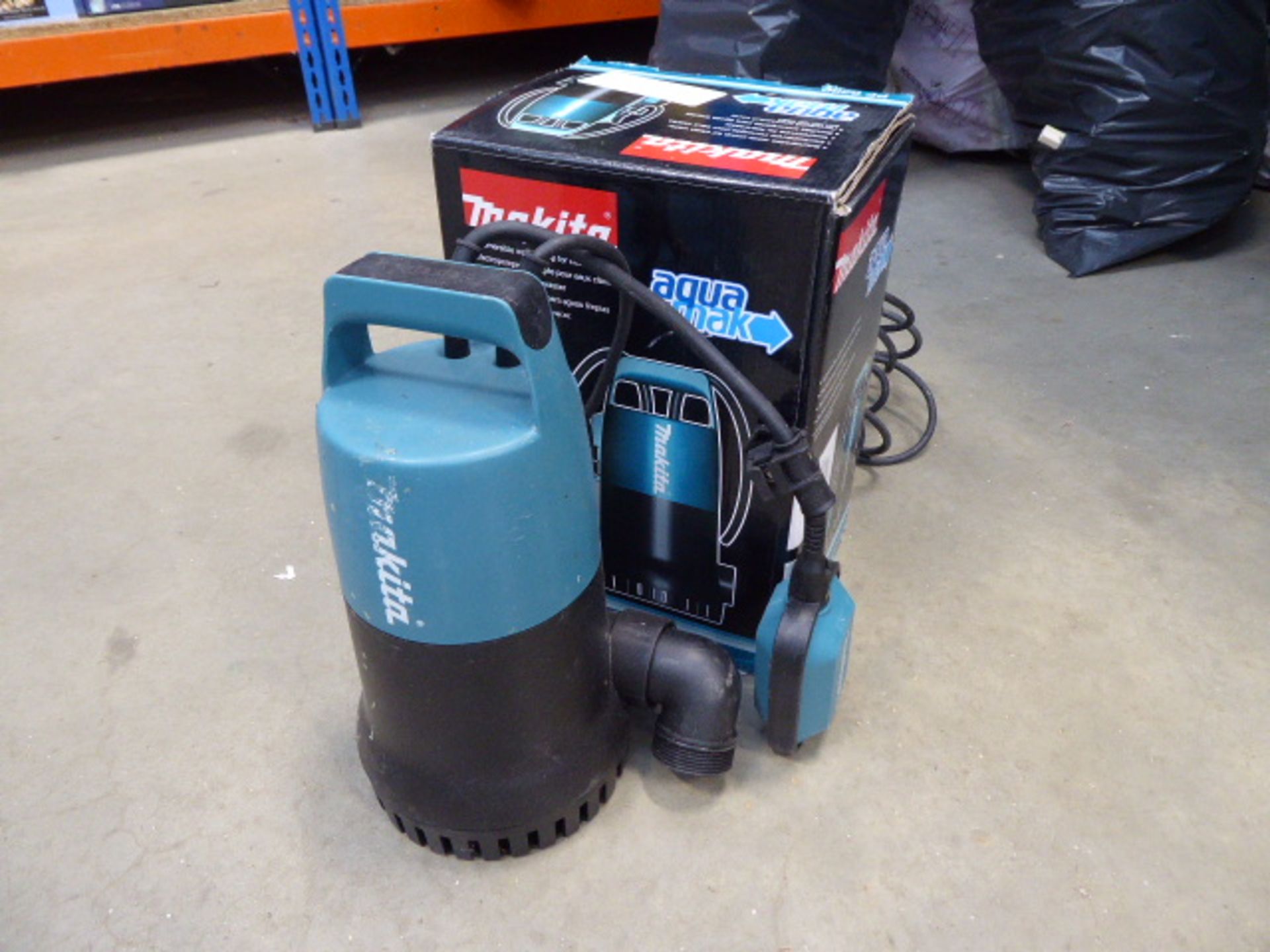 Boxed Makita submersible pump