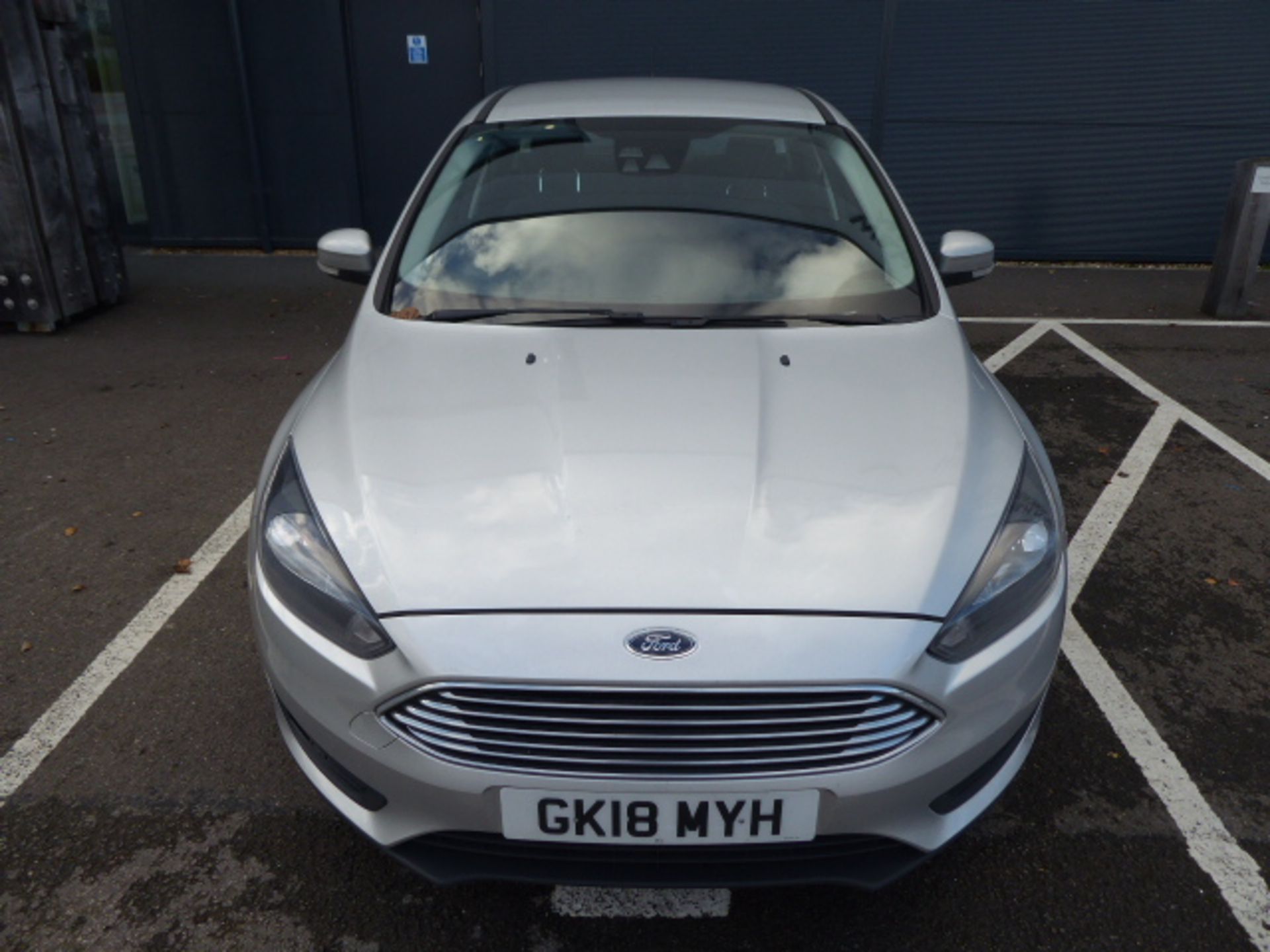 (GK18 MYH) 2018 Ford Focus Titanium TDCi, 5 door hatchback, diesel, in moondust silver, mileage