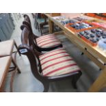 5138 - 4 reproduction mahogany dining chairs