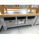 Chester Grey Painted Oak Hall Bench (39)