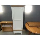 Suffolk White Painted Oak Single Wardrobe (7)