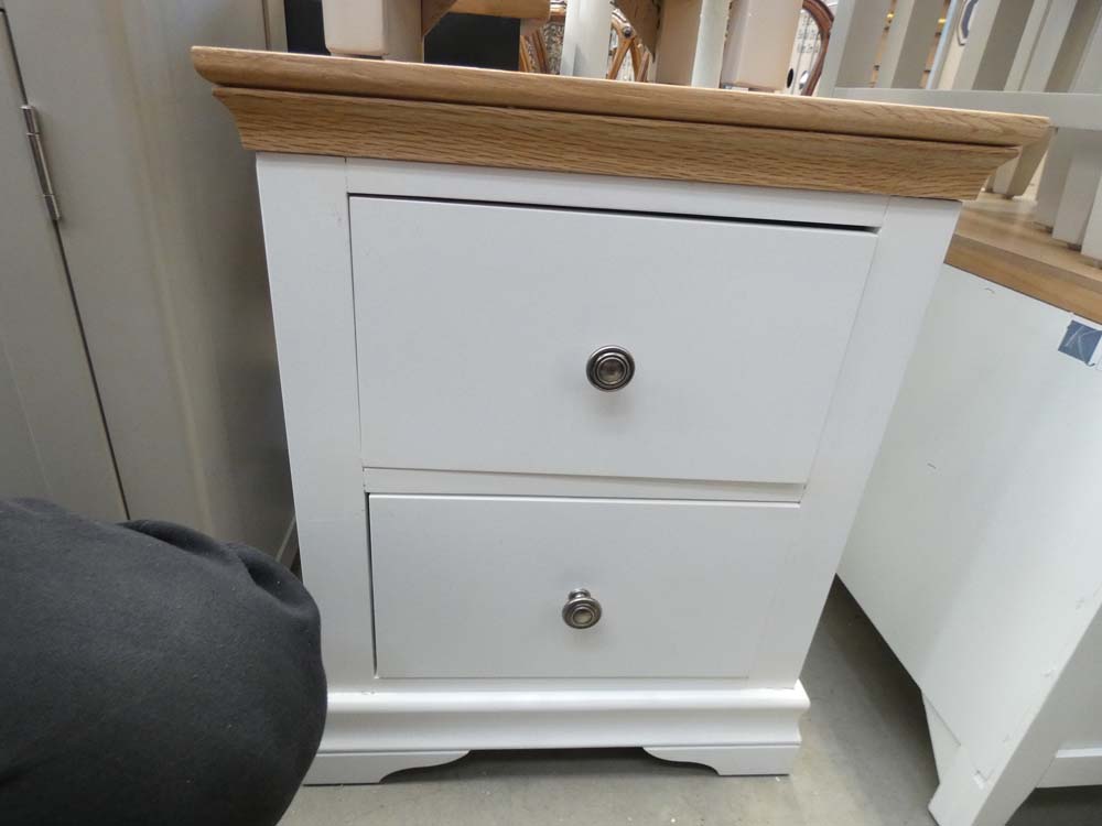 Florence White Painted Large Bedside Cabinet (28)