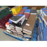 A pallet with a large quantity of law reports