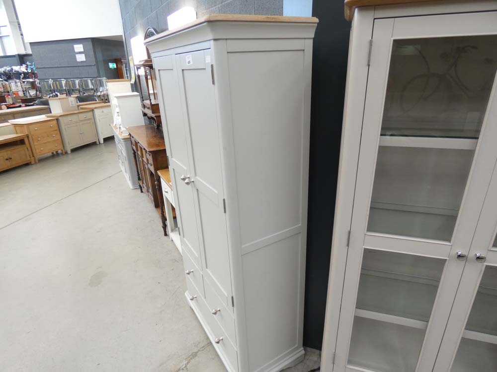 Ashbourne Grey Painted Large Larder Unit (6) - Image 3 of 8