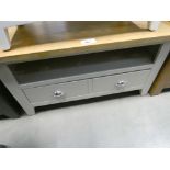 Chester Grey Painted Oak Small TV Unit (20)