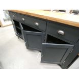 Hampshire Blue Painted Oak Extra Large 4 Door Sideboard (27)