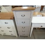 Rutland Painted Oak 5 Drawer Tallboy (17)