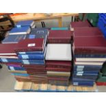 A pallet with a large quantity of law reports