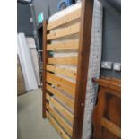 5565 Pine single bedstead with mattress