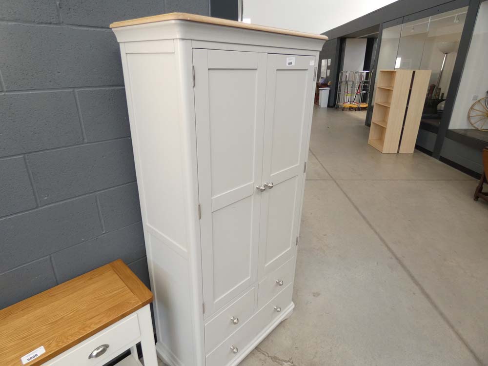 Ashbourne Grey Painted Large Larder Unit (6) - Image 5 of 8