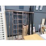 Metal 5ft bedstead (af)