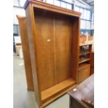 5276 Oak finished open fronted bookcase