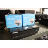 Defender security CCTV system with 2 IR dome cameras