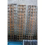 2 1'x6' single wooden trellis panels