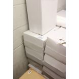 7 boxes containing 6 rolls of PE coated examination drapes, 50m x 50cm