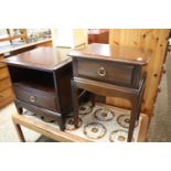 (2131) Stag single drawer bedside and similar Stag single drawer unit