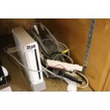 (2608) Nintendo Wii with controllers