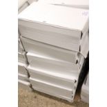 6 boxes containing 6 rolls of PE coated examination drapes, 50m x 50cm