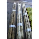 Bundle of 5 heavy duty 9' garden stakes