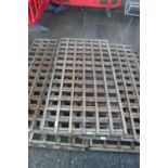 Pair of 3'x6' wooden garden trellis panels