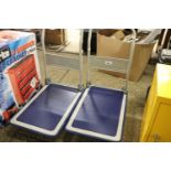 2 small sack trolleys