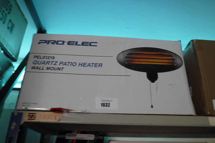 Pro Elec quartz wall mount patio heater