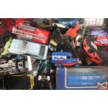 Tray containing pre loved diecast vehicles