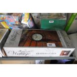 Boxed 4 Seasons vintage station wall clock