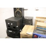(2584) Technics hifi set with Sony speakers