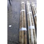 Bundle of 5 heavy duty 9' garden stakes