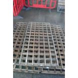 Pair of 3'x6' wooden garden trellis panels