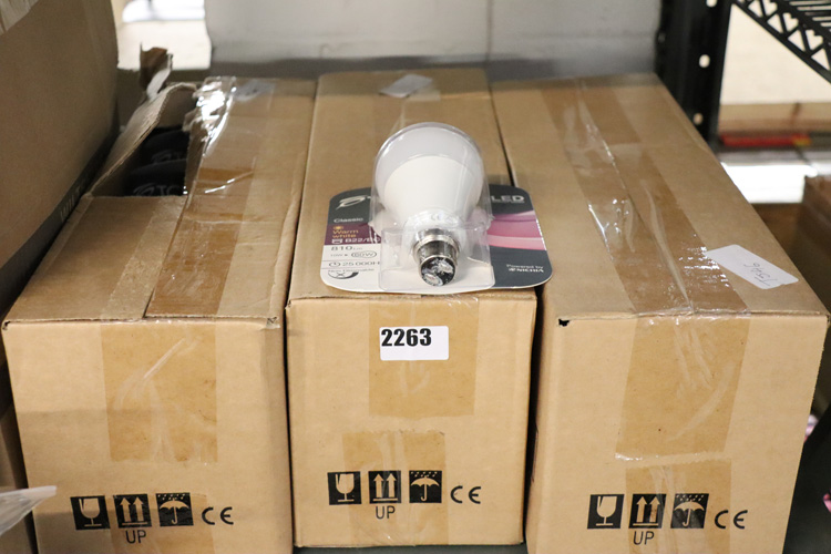 3 boxes of TPC warm white light bulbs