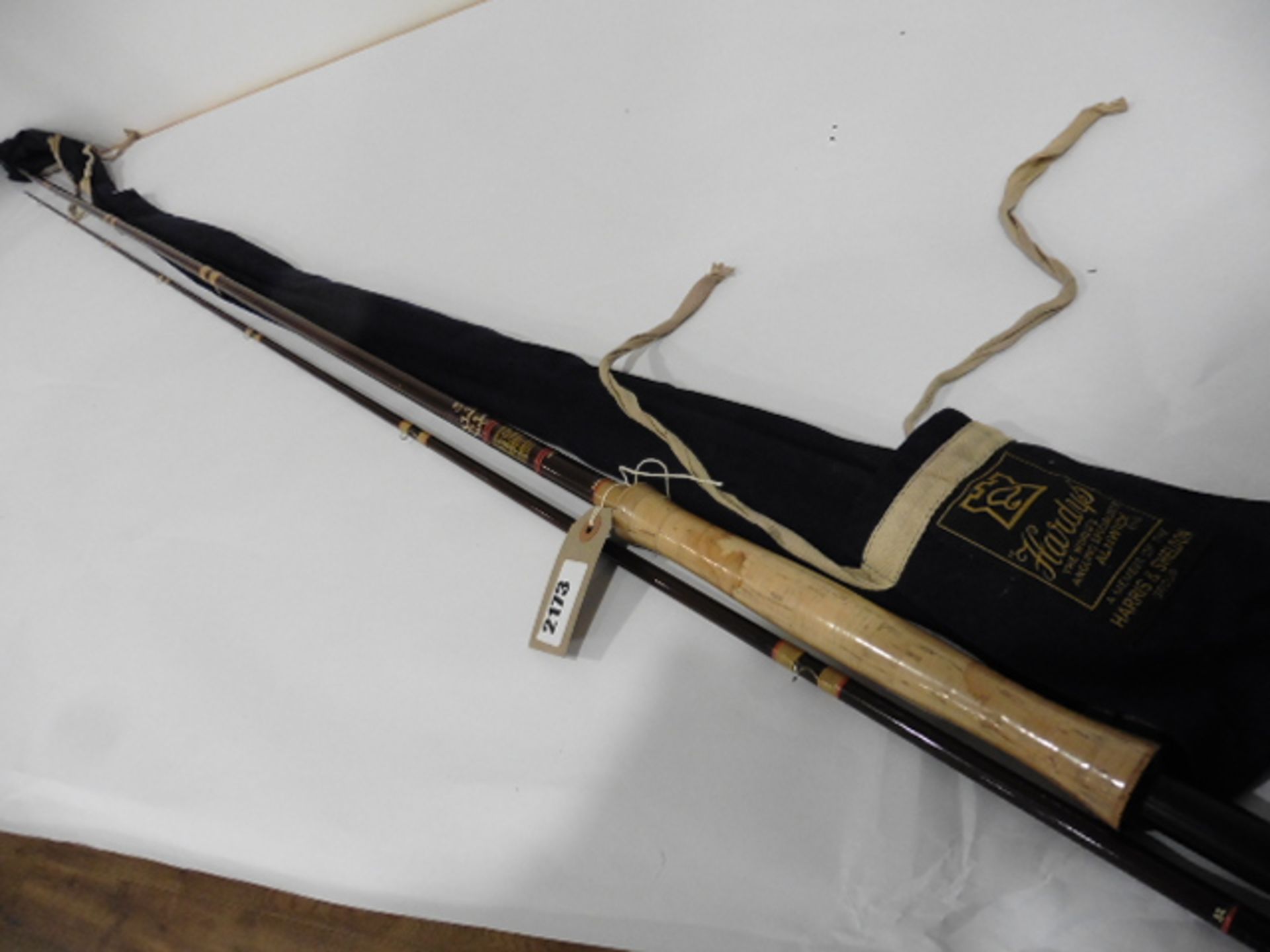 A House of Hardy Fibralite Perfection 10.5ft 320cm fly rod #7/8 with slip