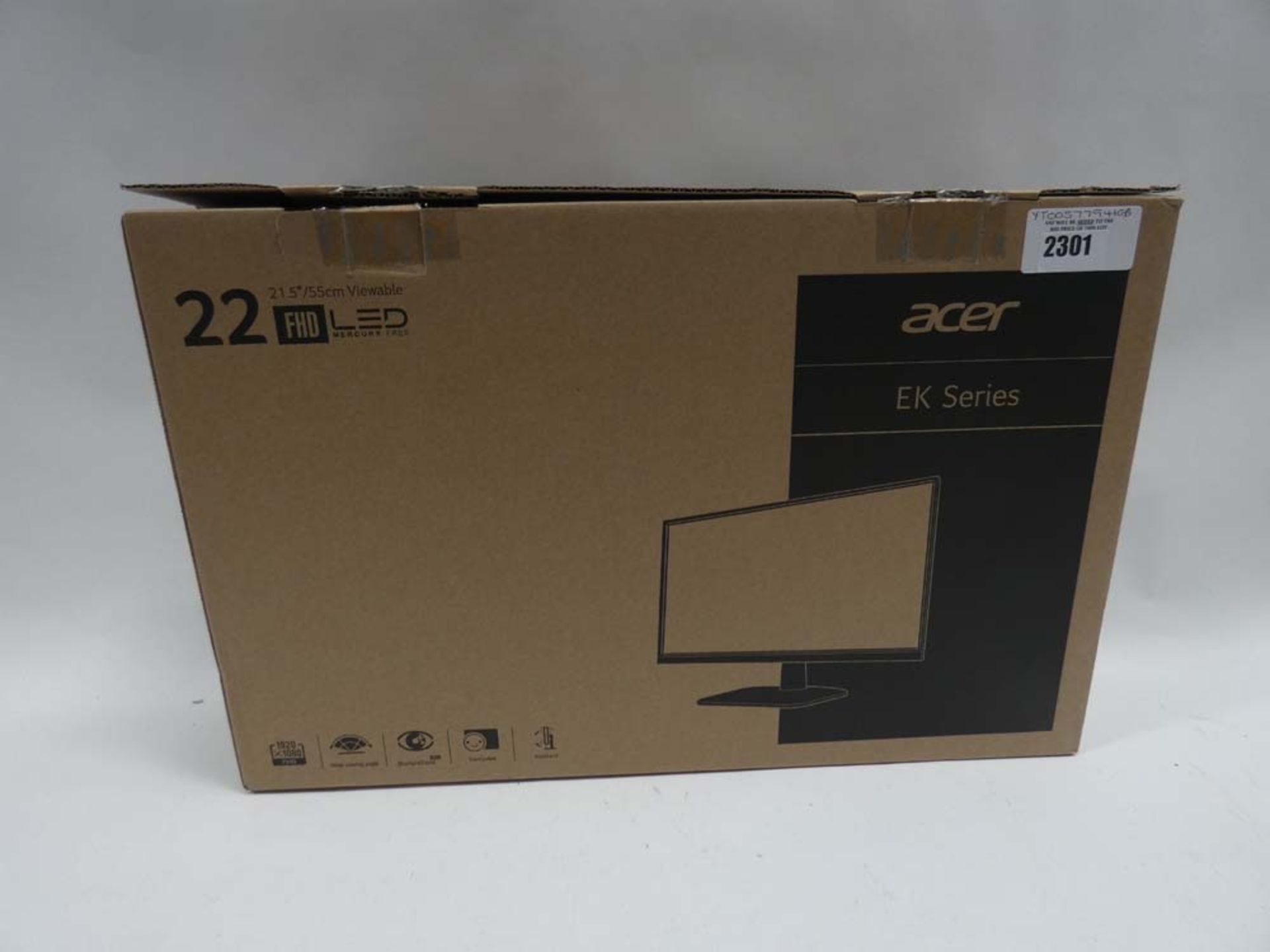 Acer EK Series 21.5'' LED monitor in box