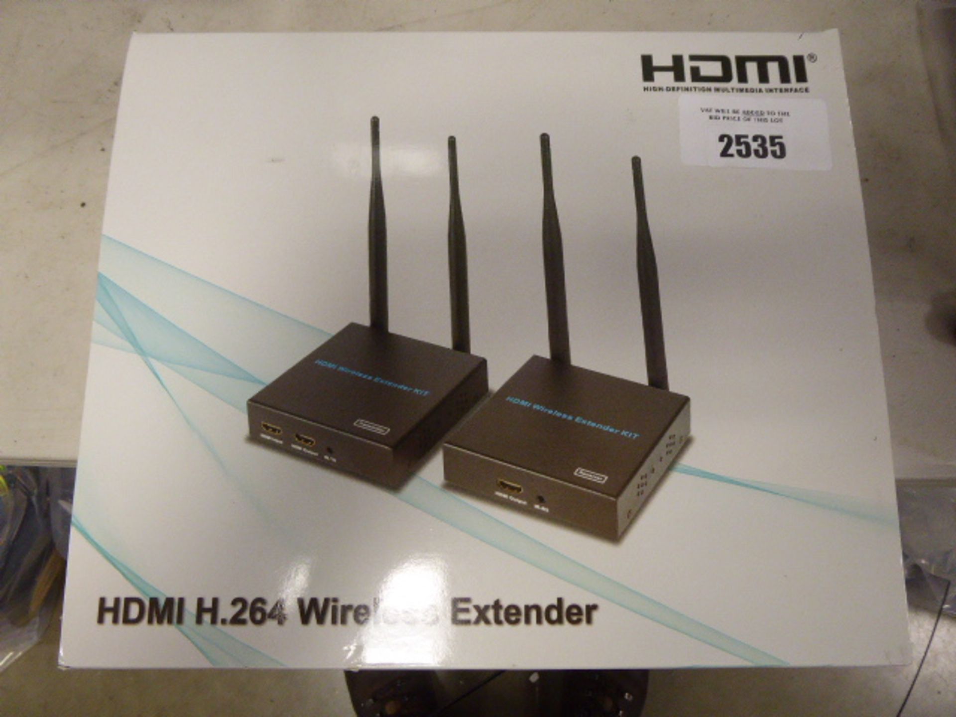 HDMI h264 wireless extender kit with box