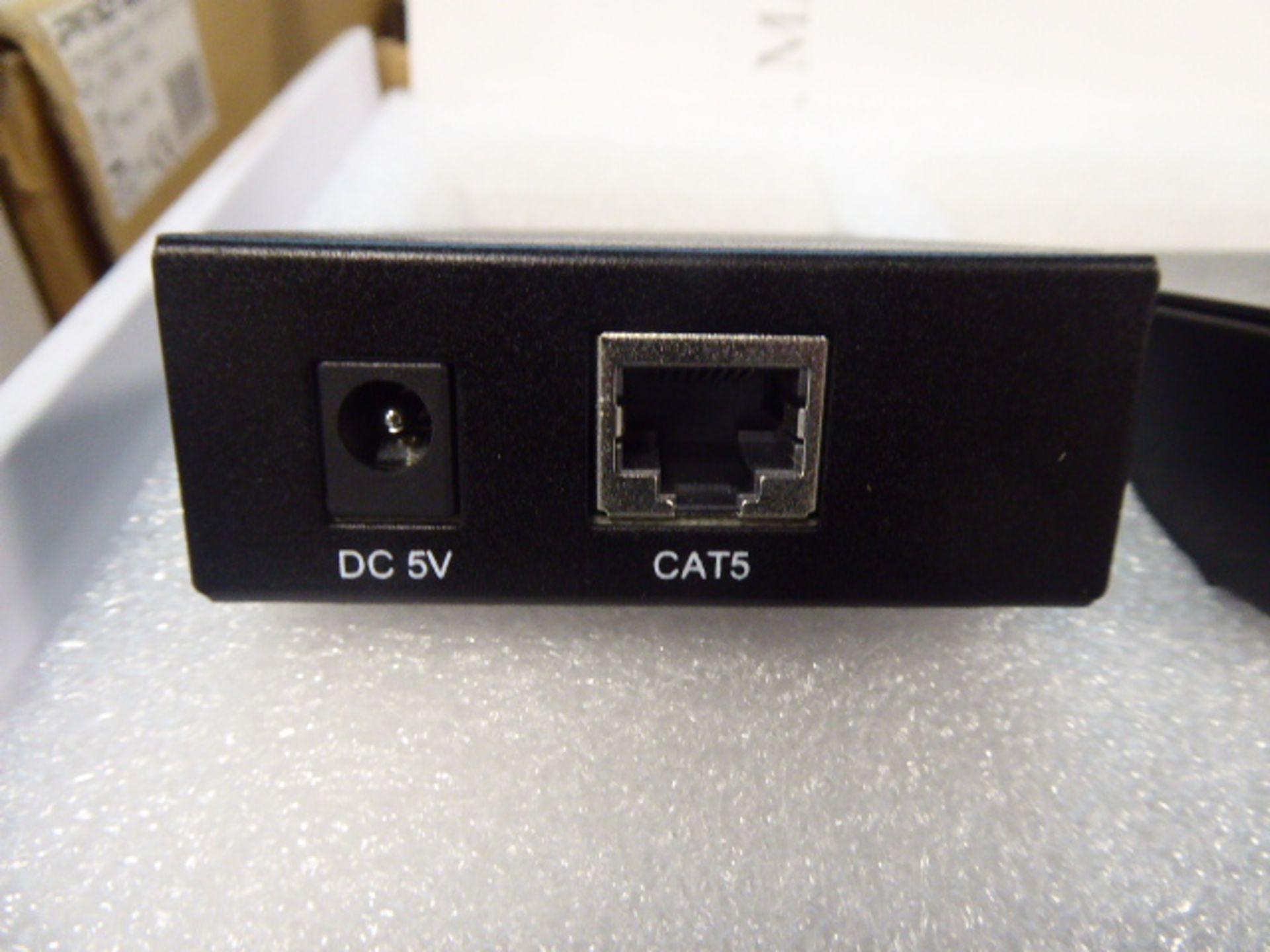 HDMI extender Cat 5E kit with power adapters and box - Image 2 of 4