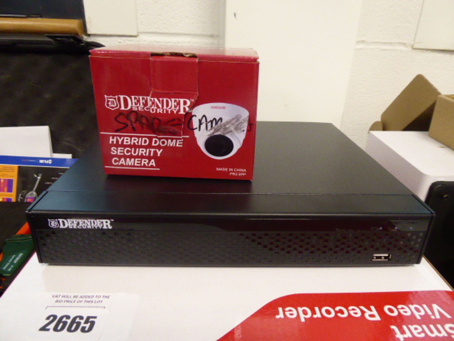 Three boxed smart video recorders and a Defender security DVR recorder and spare camera - Image 2 of 3