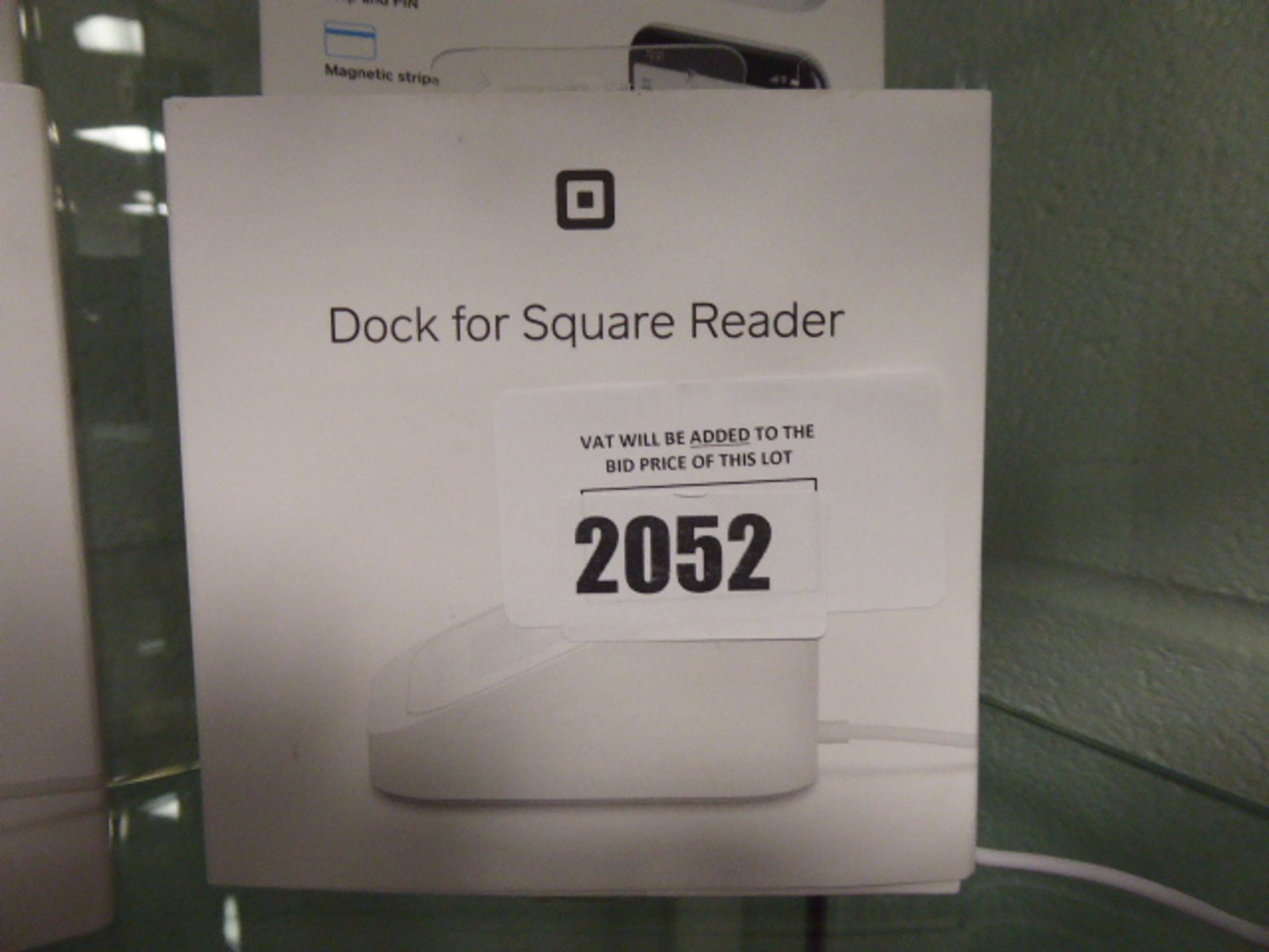 Square chip and pin contactless card reader and a dock for square reader - Image 2 of 3