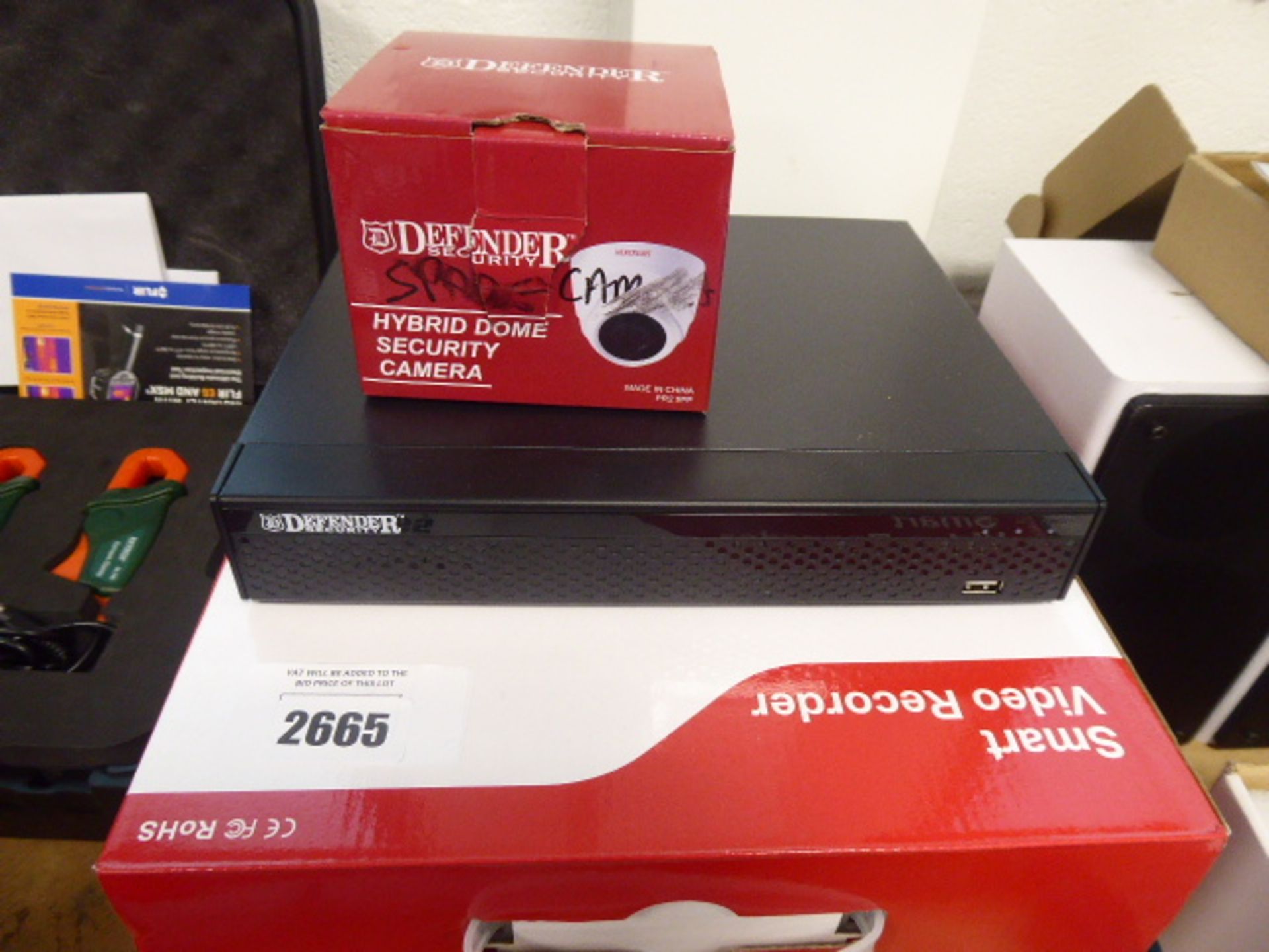 Three boxed smart video recorders and a Defender security DVR recorder and spare camera - Image 3 of 3