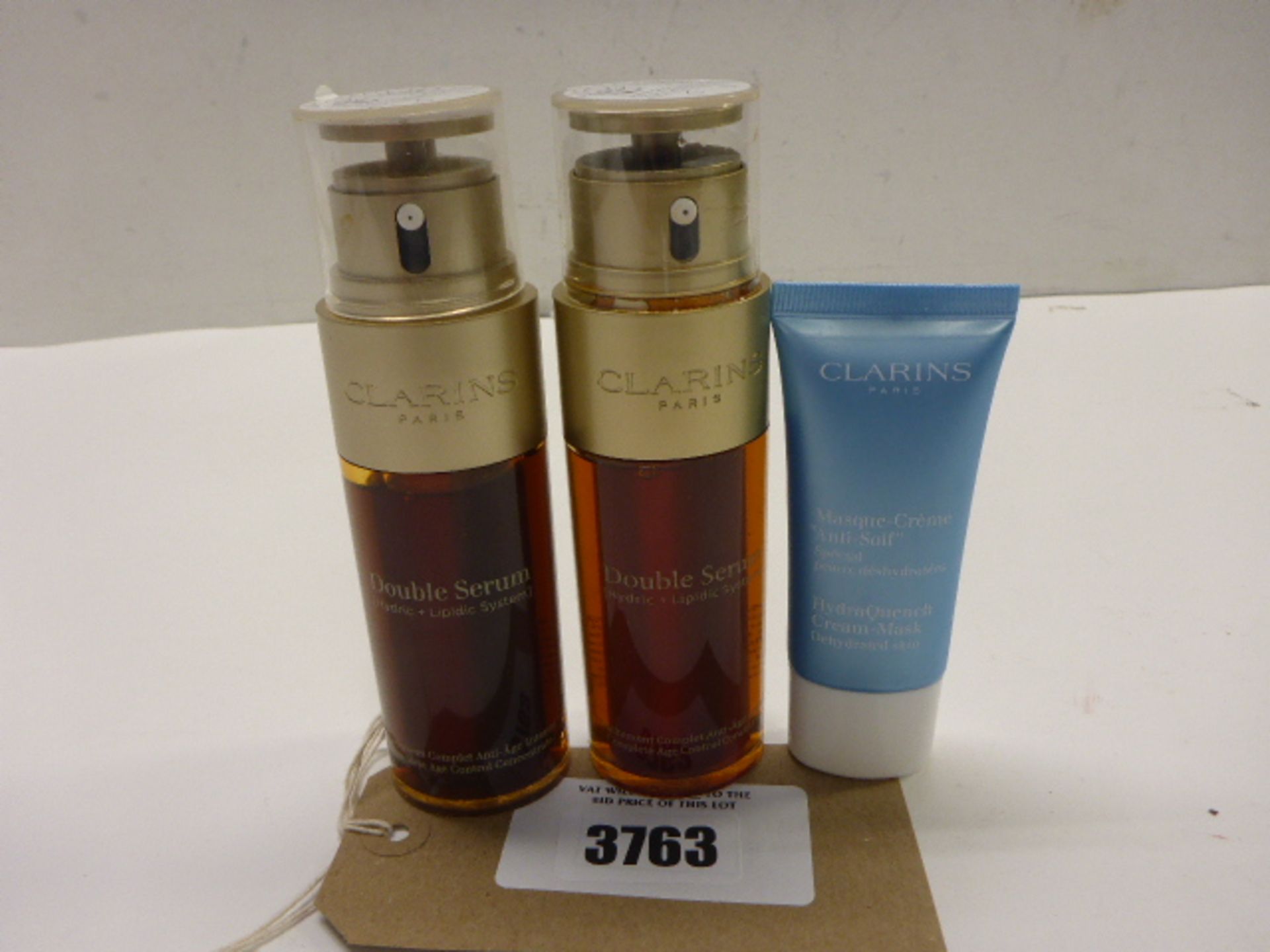 2 x Clarins Double Serum 50ml & Masque Creme 30ml