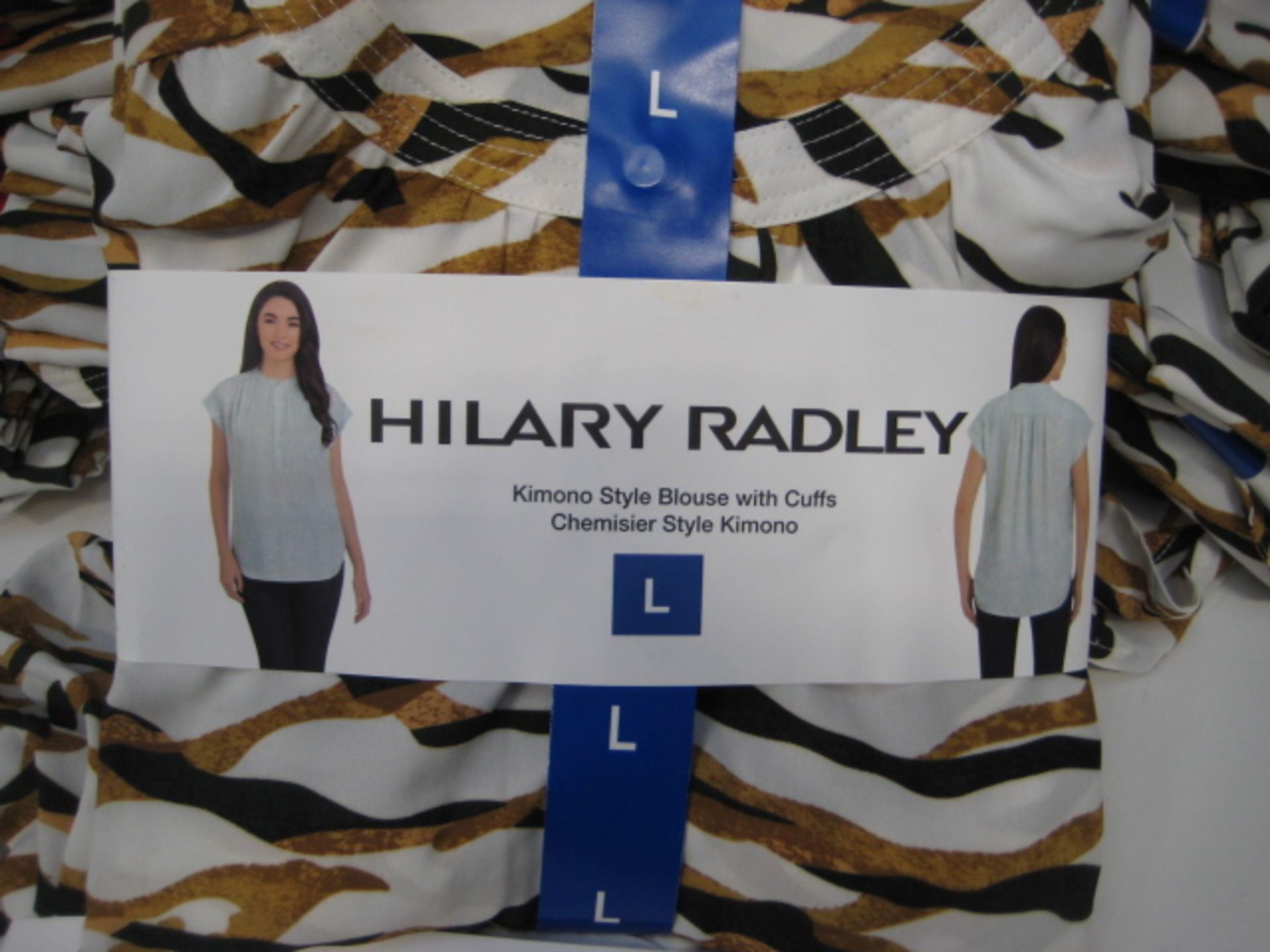 Bag containing approximately 60 Hilary Radley kimono style blouses sizes S-XL - Image 2 of 2