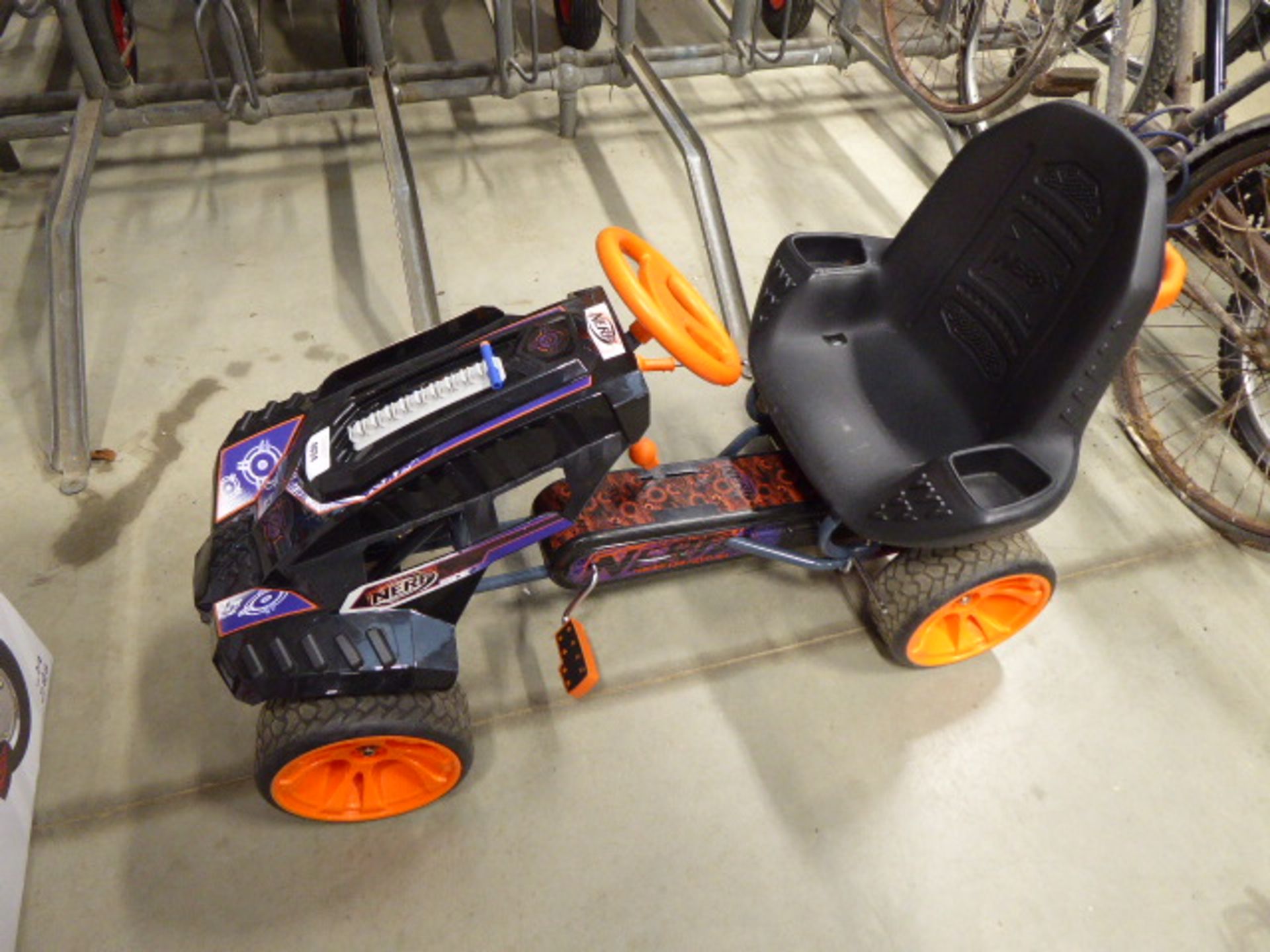 Nerf 4 wheel pedal go kart