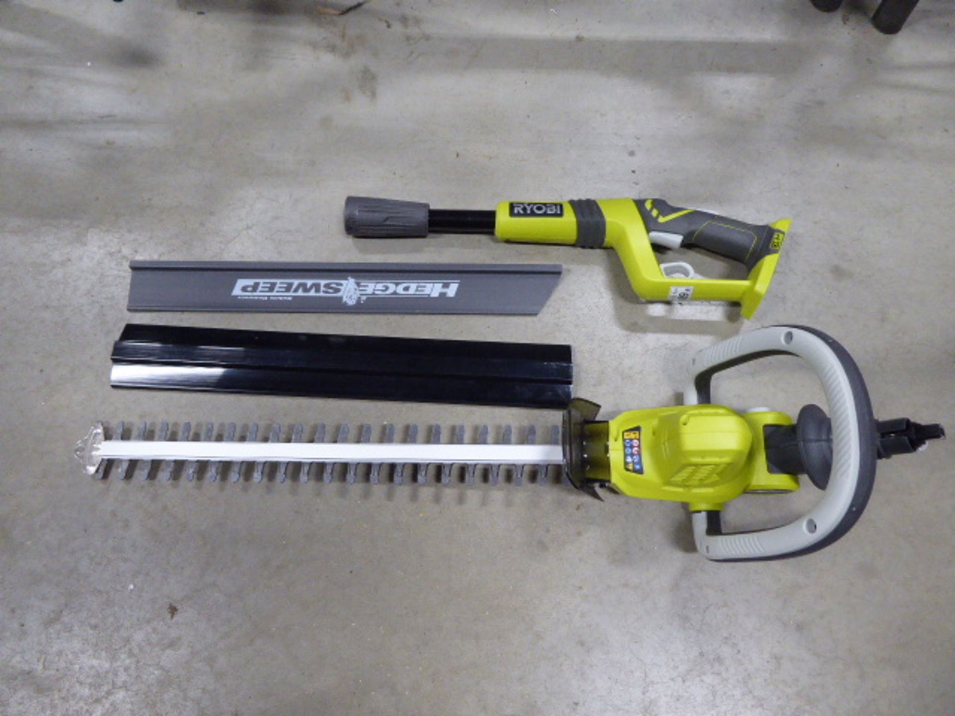 Ryobi battery powered hedge cutter (no battery, no charger)