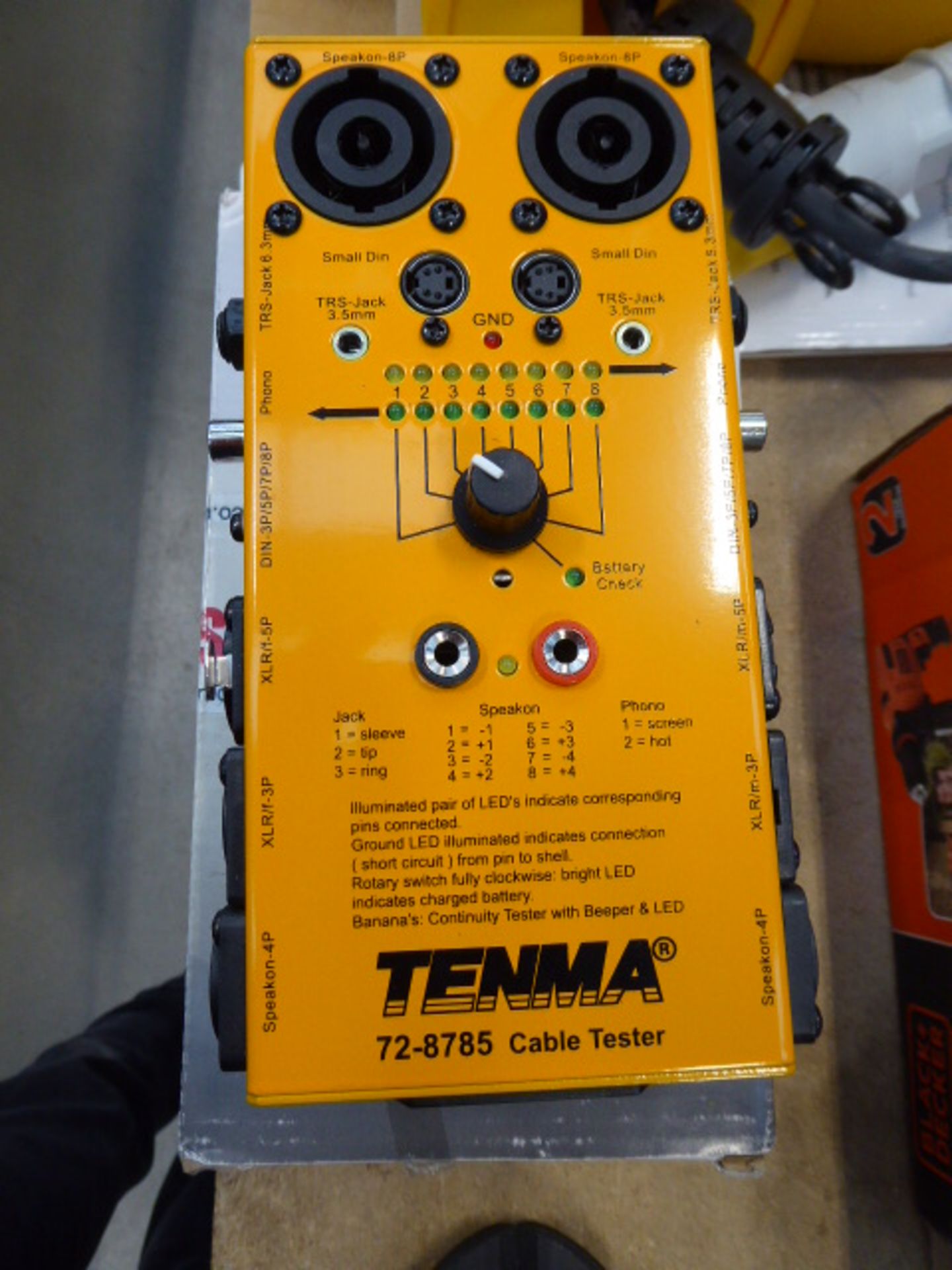 2 Tenma cable testing devices