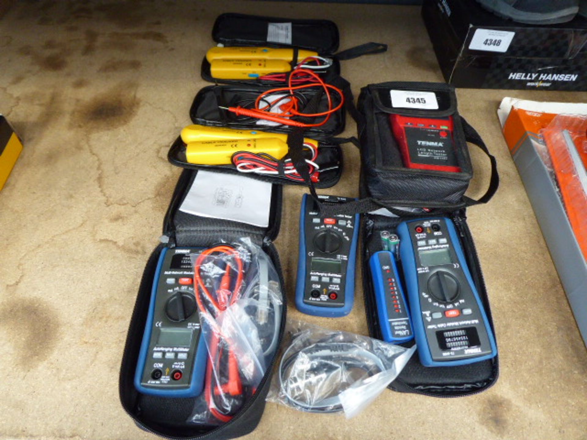 6 assorted multimeters