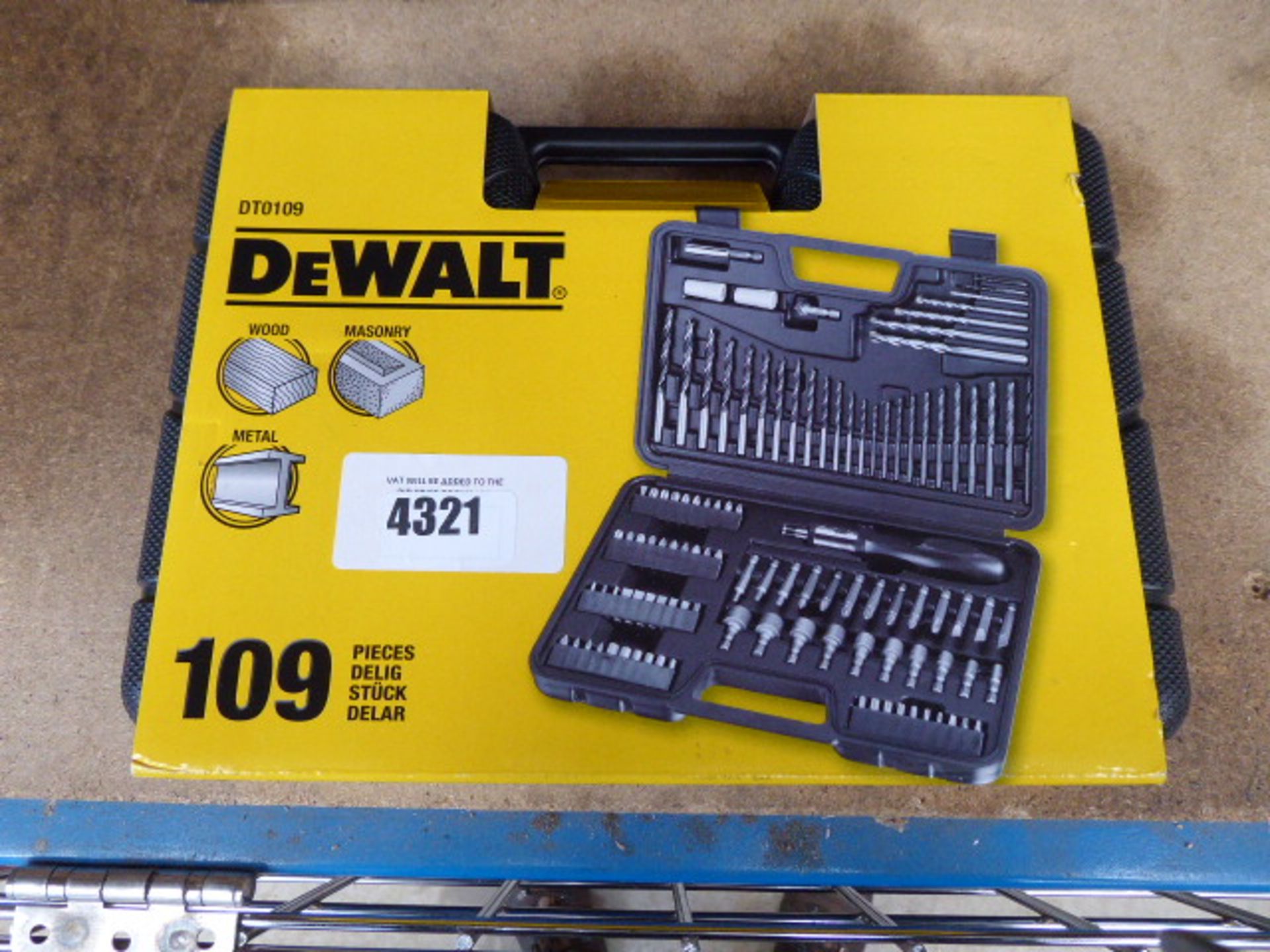 DeWalt drill bit set