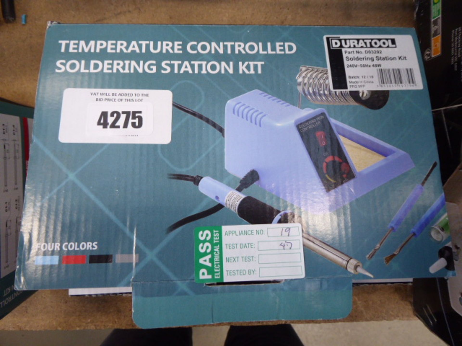 Temperature controlled soldering station kit